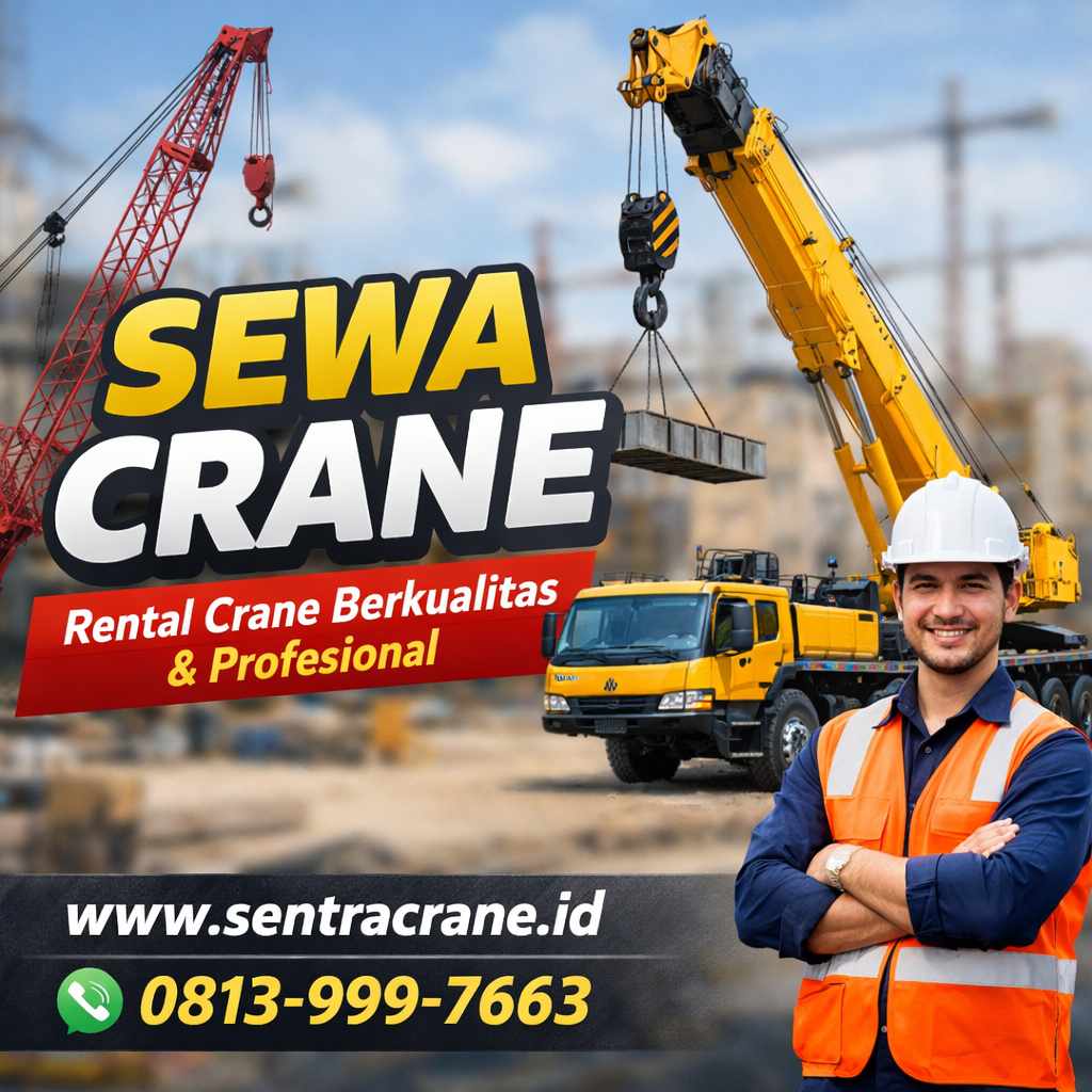 Sewa Crane Kapuk Muara Jakarta Utara, 24 Jam Siap Kirim Hubungi TLP/WA 0813-999-7663